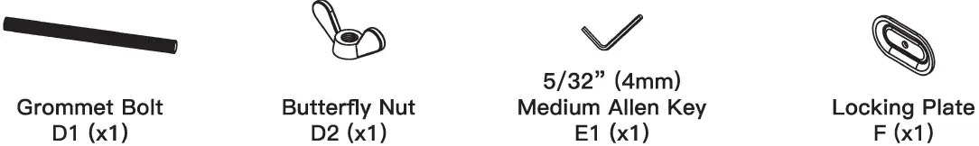 ERGOAV ERDGM2-01B Gas Spring Mount 14