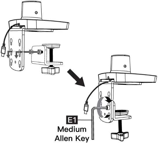 ERGOAV ERDGM2-01B Gas Spring Mount 15