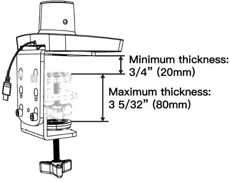ERGOAV ERDGM2-01B Gas Spring Mount 16