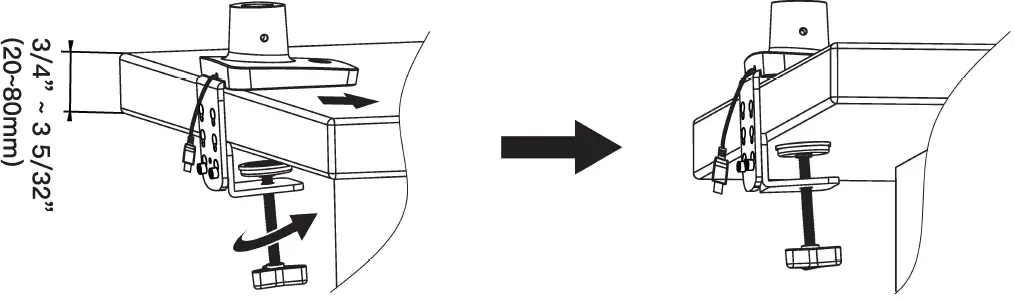 ERGOAV ERDGM2-01B Gas Spring Mount 17