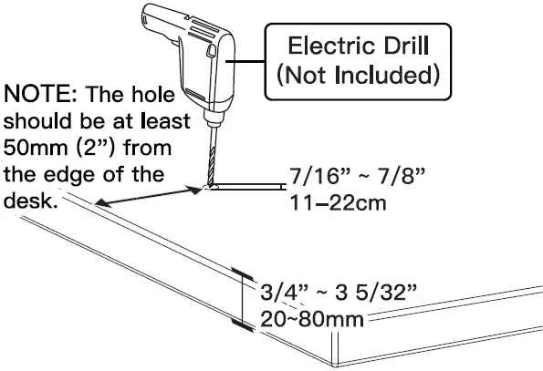 ERGOAV ERDGM2-01B Gas Spring Mount 19