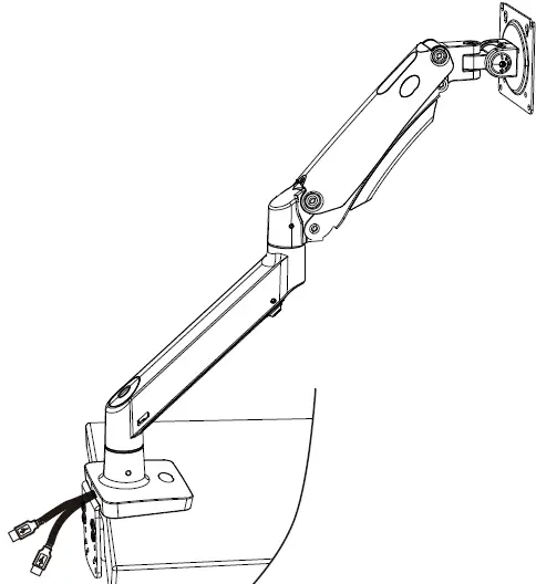 ERGOAV ERDGM2-01B Gas Spring Mount 27