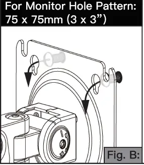 ERGOAV ERDGM2-01B Gas Spring Mount 32