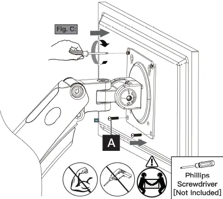 ERGOAV ERDGM2-01B Gas Spring Mount 33