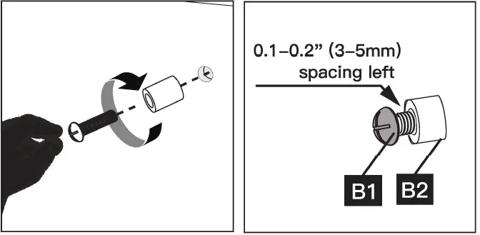 ERGOAV ERDGM2-01B Gas Spring Mount 35