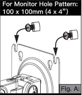 ERGOAV ERDGM2-01B Gas Spring Mount 36