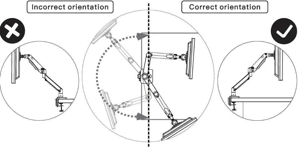 ERGOAV ERDGM2-01B Gas Spring Mount 44