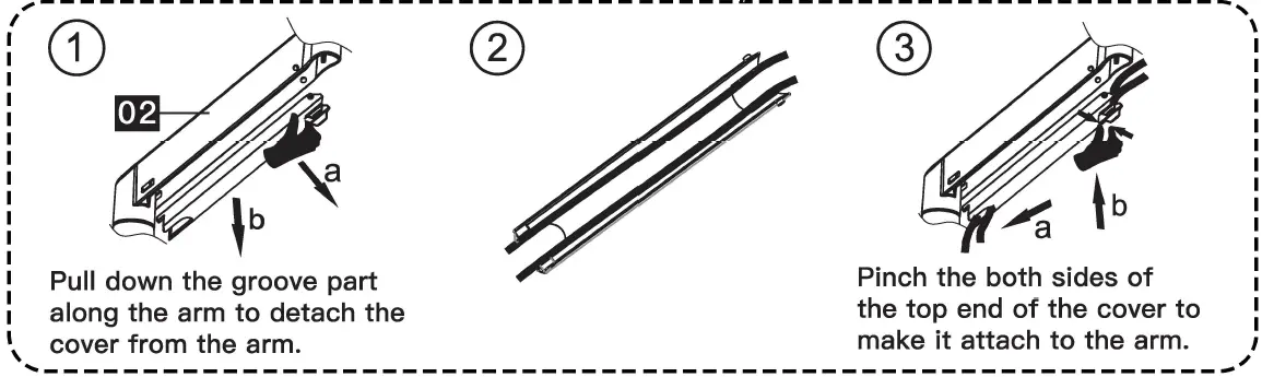 ERGOAV ERDGM2-01B Gas Spring Mount 47