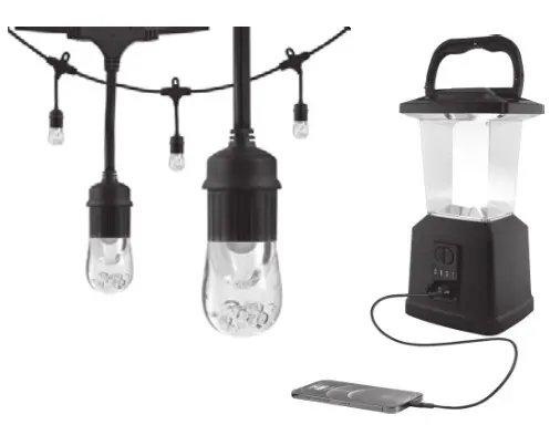 enbrighten 70513 Basics USB Powered Color Changing Curtain Gem Lights - POWER CORD1