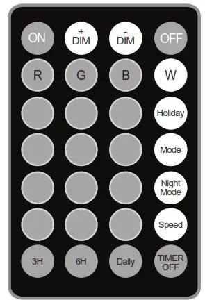 enbrighten 70513 Basics USB Powered Color Changing Curtain Gem Lights - TIMER