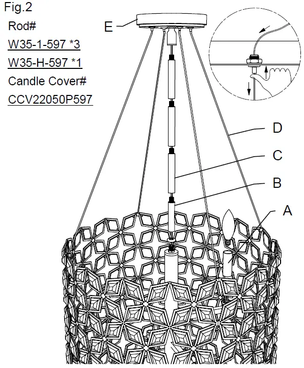 american-lighting-N7847-711-Brookcrest-8-Light-Sand-Coal-and-Gold-FIG-1