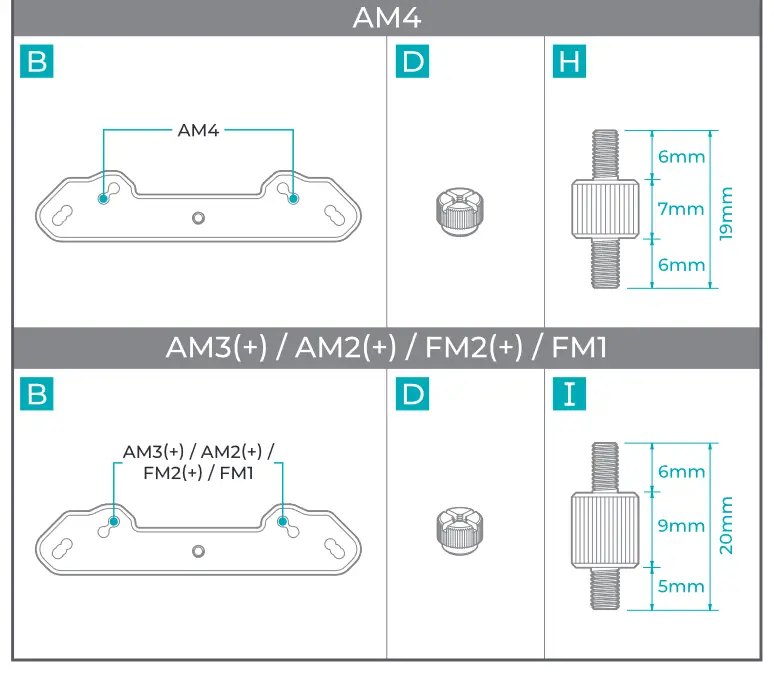 Iceberg Thermal IceSLEET G6 Stealth Unique Air Cooler - AMD 1