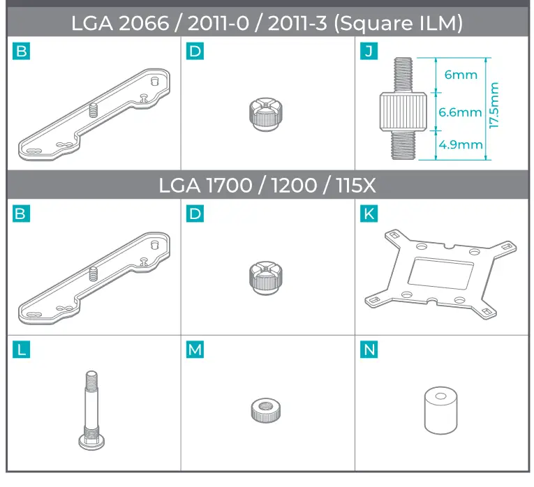 Iceberg Thermal IceSLEET G6 Stealth Unique Air Cooler - INTEL 1
