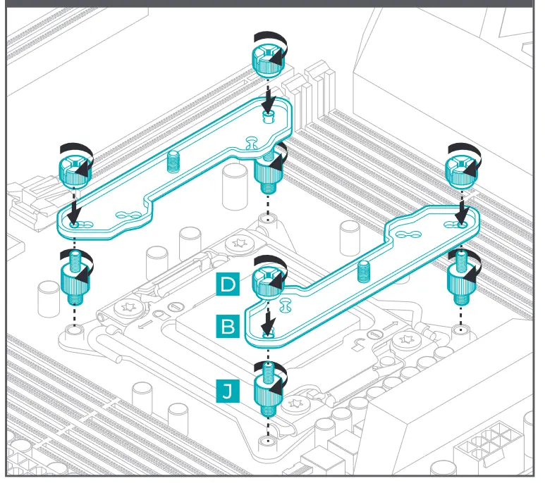 Iceberg Thermal IceSLEET G6 Stealth Unique Air Cooler - INTEL 3