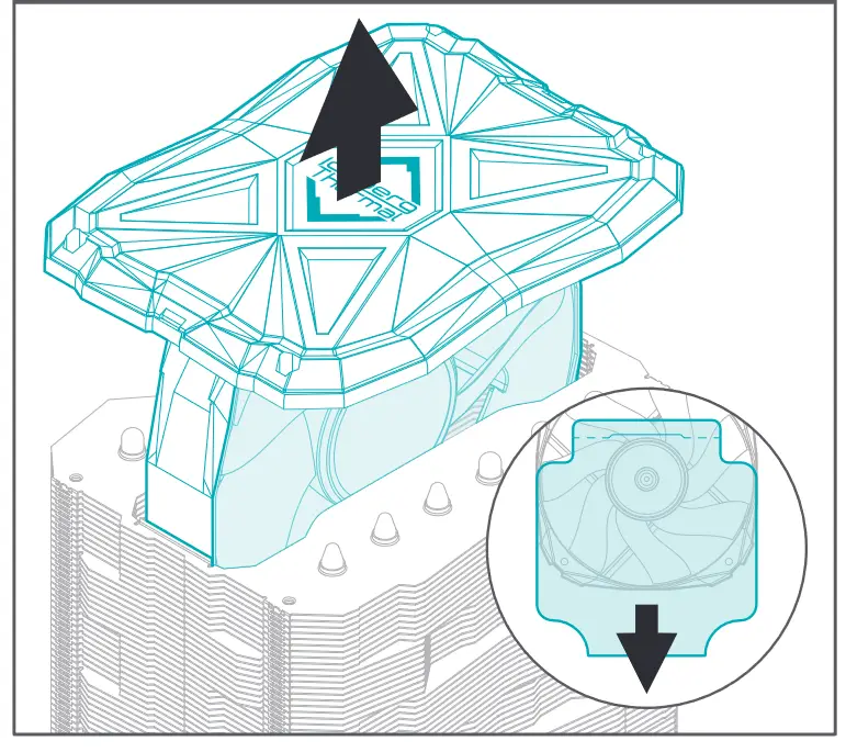 Iceberg Thermal IceSLEET G6 Stealth Unique Air Cooler - Step 1