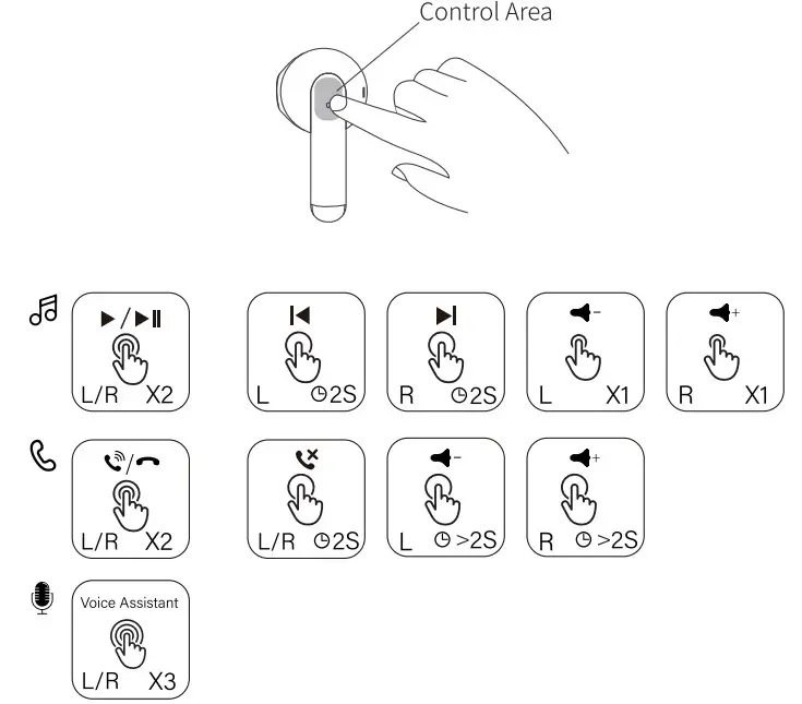 Audiovance NT301 Wireless Earbuds - Fig9