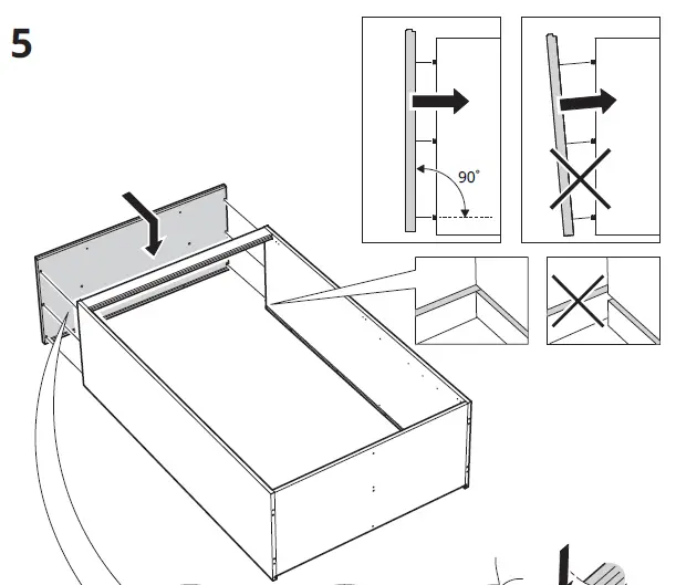 IKEA-IDANAS-Bed-Frame-White-Luröy-150x200-Cm-19