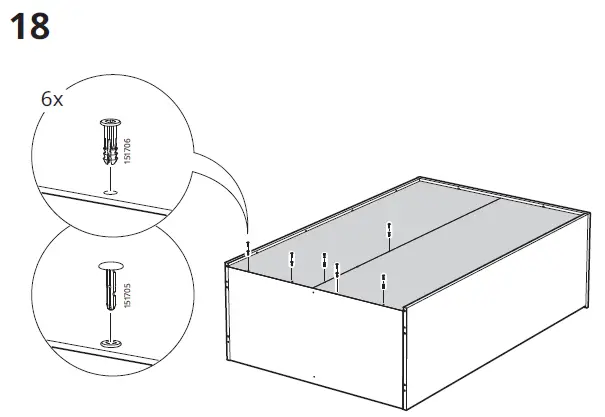 IKEA-IDANAS-Bed-Frame-White-Luröy-150x200-Cm-35