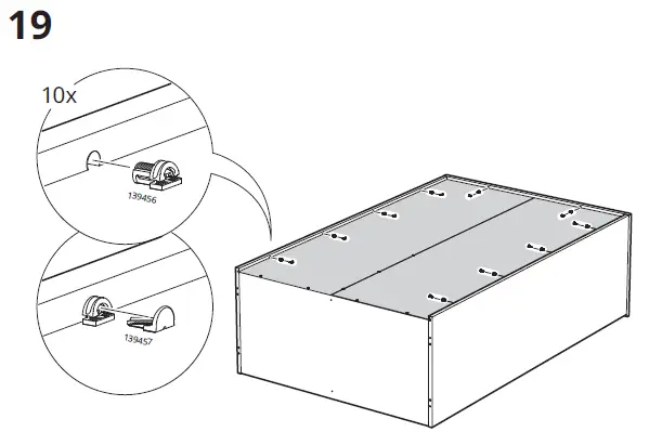 IKEA-IDANAS-Bed-Frame-White-Luröy-150x200-Cm-36
