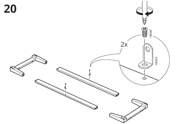 IKEA-IDANAS-Bed-Frame-White-Luröy-150x200-Cm-37