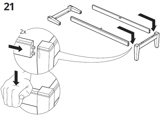 IKEA-IDANAS-Bed-Frame-White-Luröy-150x200-Cm-38