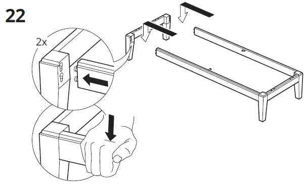 IKEA-IDANAS-Bed-Frame-White-Luröy-150x200-Cm-39