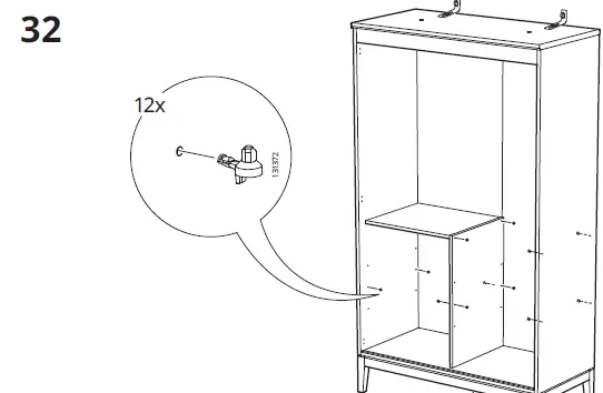 IKEA-IDANAS-Bed-Frame-White-Luröy-150x200-Cm-54