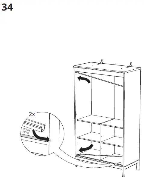 IKEA-IDANAS-Bed-Frame-White-Luröy-150x200-Cm-56