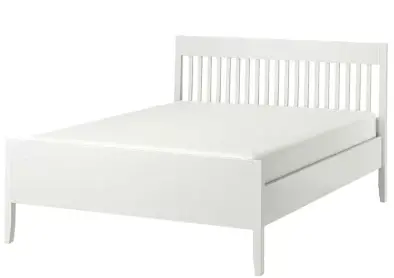 IKEA-IDANAS-Bed-Frame-White-Luröy-150x200-Cm-product-image