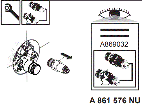 Ideal Standard International NV A7296 Ceratherm Navigo Thermostatic 2 Outlet Round Show-FIG2