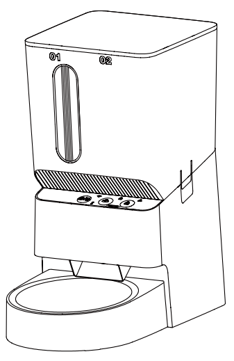 XTUOES PF300 Automatic Pet Feeder - Figure 1