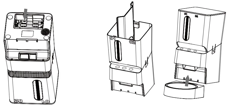 XTUOES PF300 Automatic Pet Feeder - Hopper 2
