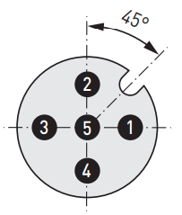 S S REGELTECHNIK THERMASGARD ALTM1 Surface Contact Tube Contact Temperature Measuring - Pin assignment