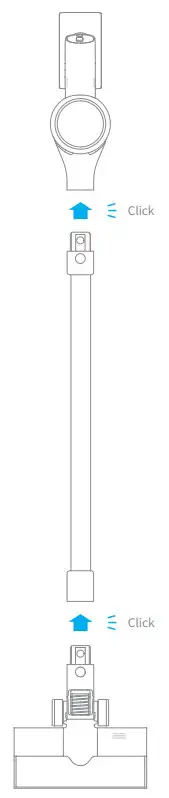 dreame P2010-7S1P-BW Cordless Vacuum Cleaner - Diagram 1