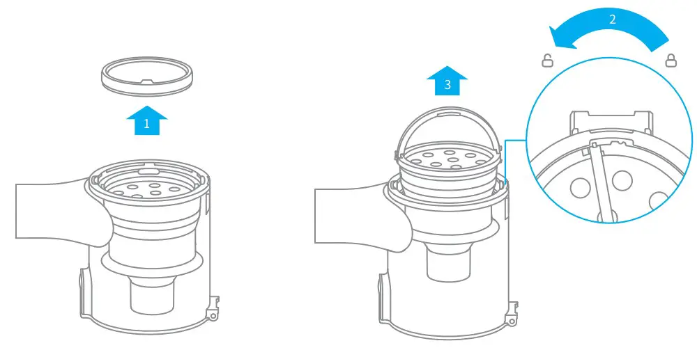 dreame P2010-7S1P-BW Cordless Vacuum Cleaner - Diagram 17