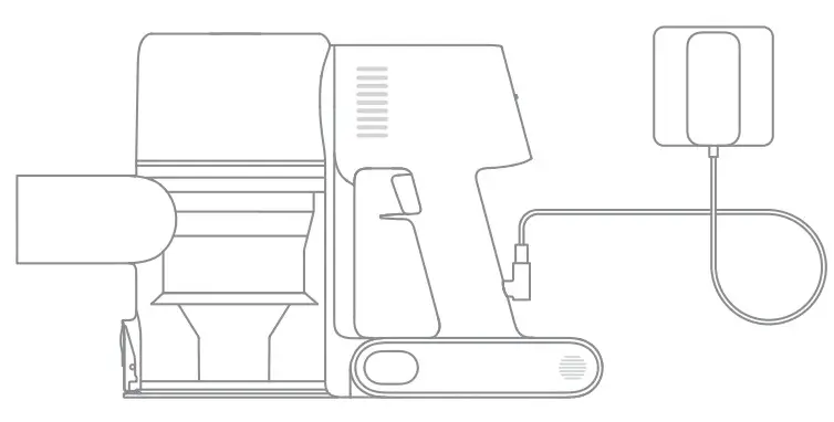 dreame P2010-7S1P-BW Cordless Vacuum Cleaner - Diagram 4