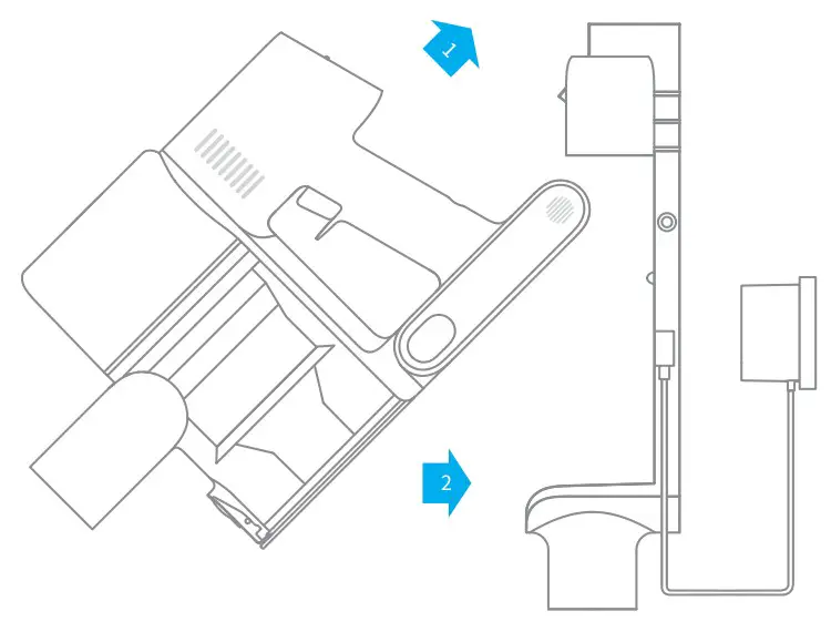dreame P2010-7S1P-BW Cordless Vacuum Cleaner - Diagram 5