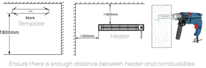 HEAT STORM HS 6000 OTR Indoor Infrared Heater - Installation & Instructions 5