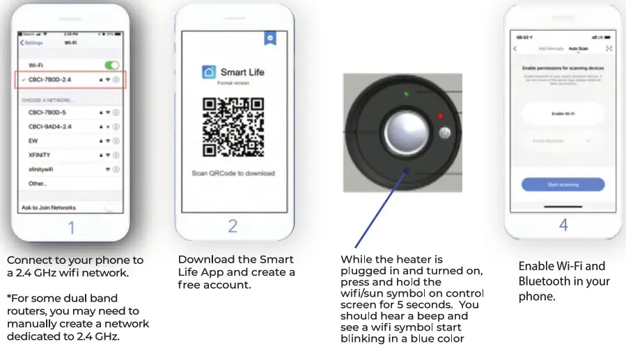 HEAT STORM HS 6000 OTR Indoor Infrared Heater - Installation & Instructions 6