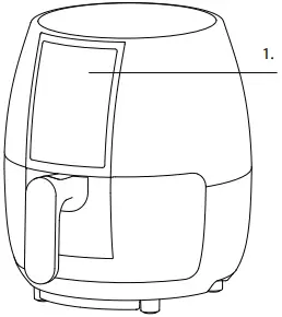 Healthy Choice AF301 3L Digital Air Fryer A1
