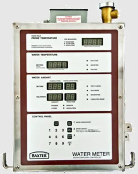 BAXTER WM600 Water Meter Digital Controls
