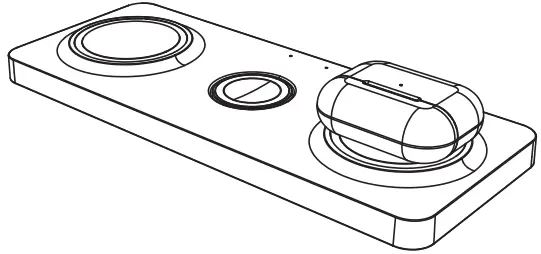 GTL G903 3 in 1 Magnetic Wireless Charging Pad - wireless charger