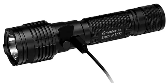 NightSearcher 1200 Rechargeable Handheld Torch