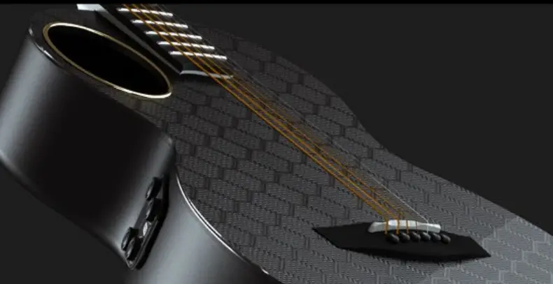 ENYA B0BWMQF8DJ Carbon Fiber Acoustic Electric Guitar X4 Pro Mini AcousticPlus - Figure