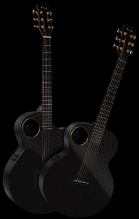 ENYA B0BWMQF8DJ Carbon Fiber Acoustic Electric Guitar X4 Pro Mini AcousticPlus - Size