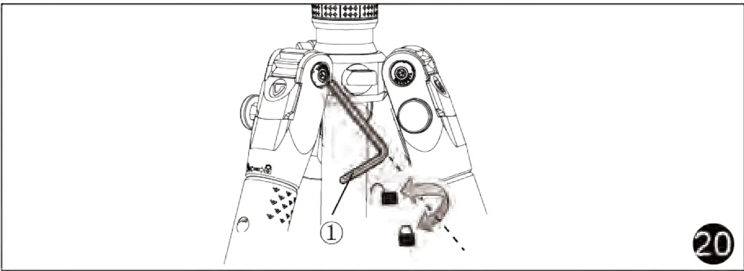 VANGUARD VEO 3T Series Fibre Travel Tripod - Figer 21