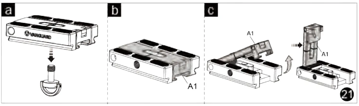 VANGUARD VEO 3T Series Fibre Travel Tripod - Figer 22