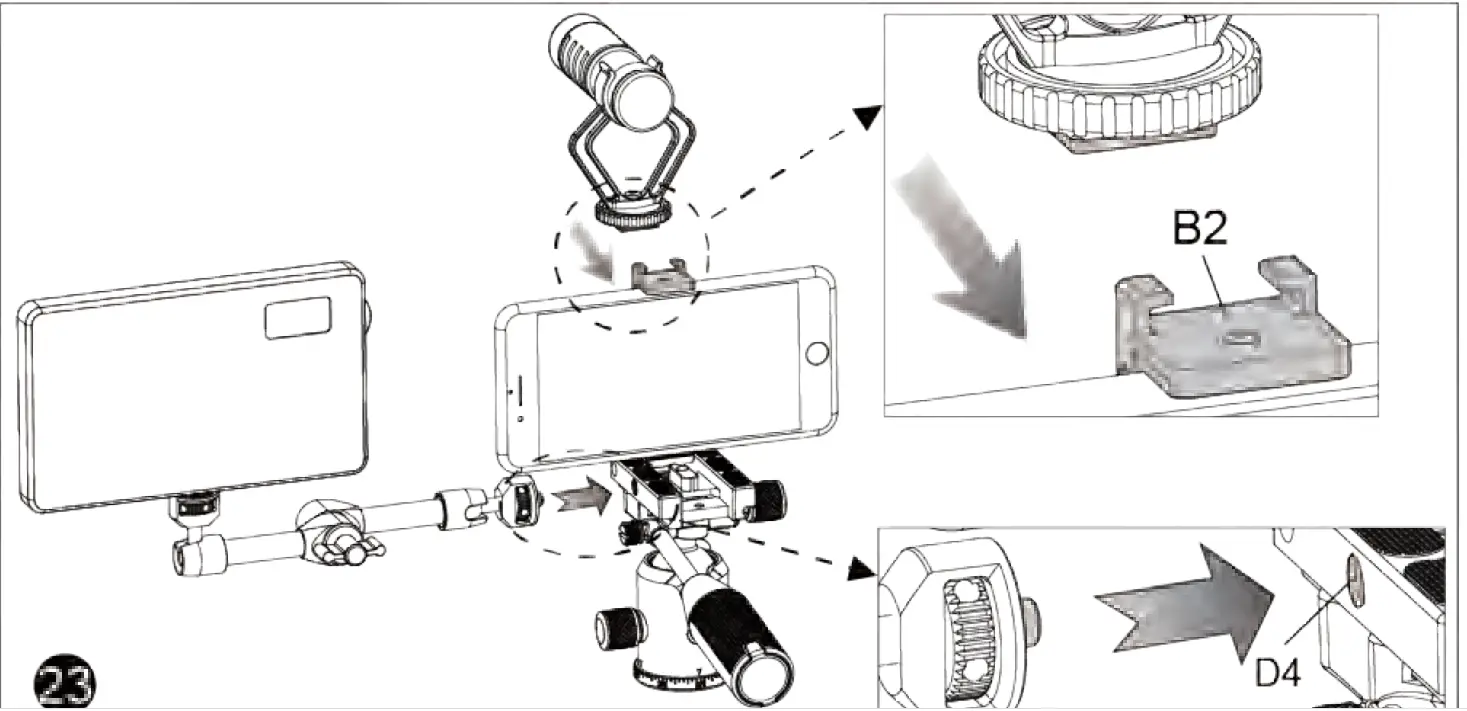 VANGUARD VEO 3T Series Fibre Travel Tripod - Figer 24