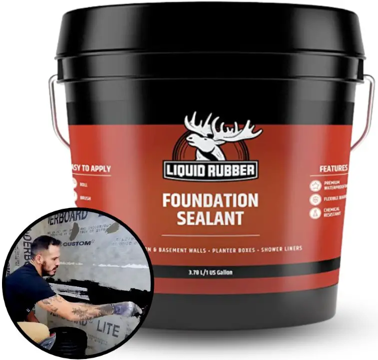 LIQUID RUBBER 23017US Color Sealant Beige Flat Solid Water