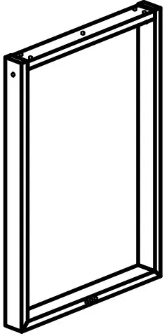 The Home Depot LL WF289702AAD Farmhouse Counter Height Rectangle Brown Wood Top Dining Table - Component 2